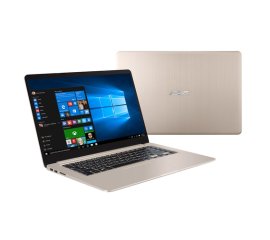 ASUS VivoBook S15 S510UQ-BQ488R Computer portatile 39,6 cm (15.6") Full HD Intel® Core™ i5 i5-8250U 8 GB DDR4-SDRAM 1,13 TB HDD+SSD NVIDIA® GeForce® 940MX Wi-Fi 5 (802.11ac) Windows 10 Pro Oro