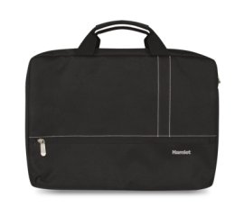 Hamlet Borsa porta Notebook Smart Travel fino a 15,6'' con robusta imbottitura colore nero nylon