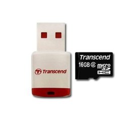 Transcend TS16GUSDHC10-P3 16 GB MicroSDHC Classe 10
