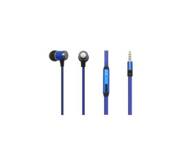 Vultech HD-02B cuffia e auricolare Cablato In-ear Musica e Chiamate Blu