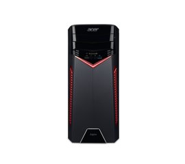 Acer Aspire GX-281 AMD Ryzen™ 5 1600 16 GB DDR4-SDRAM 2 TB HDD NVIDIA® GeForce® GTX 1050 Windows 10 Home PC Nero, Rosso