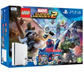 Sony PlayStation 4 500GB + Lego Marvel Super Heroes 2 + Lego Avengers Wi-Fi Bianco