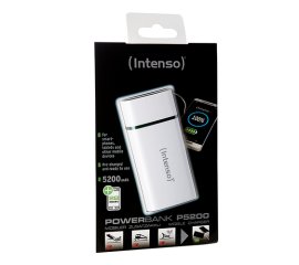 Intenso P5200 batteria portatile Ioni di Litio 5200 mAh Bianco