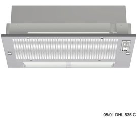 Bosch DHL535C cappa aspirante Integrato Argento 280 m³/h