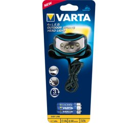 Varta 16630 101 421 torcia Nero, Blu Torcia a fascia LED