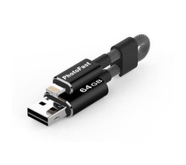 Nilox MCG3U3BK64GB unità flash USB 64 GB USB Type-A / Lightning 3.2 Gen 1 (3.1 Gen 1)