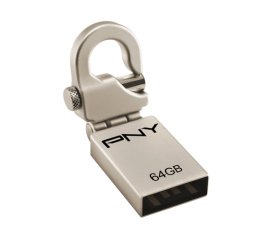 PNY Micro Hook Attaché 64GB unità flash USB USB tipo A 2.0 Oro