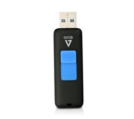 V7 VF364GAR-3E unità flash USB 64 GB USB tipo A 3.2 Gen 1 (3.1 Gen 1) Nero, Blu