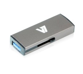 V7 Unità flash USB 3.0 estraibile da 32GB grigia