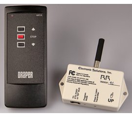 Draper 121063 trasmettitore da parete Nero, Bianco