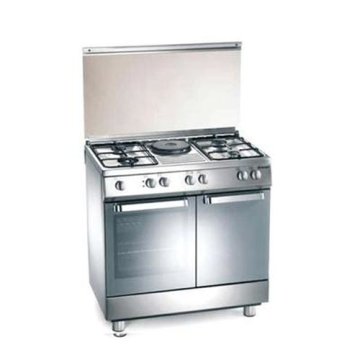 Tecnogas D 881 XS cucina Elettrico Gas Stainless steel A