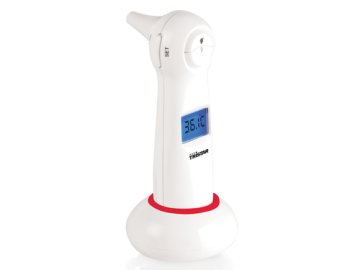 Tristar TH-4654 termometro digitale per corpo Rilevazione da remoto Rosso, Bianco Orecchio, Fronte