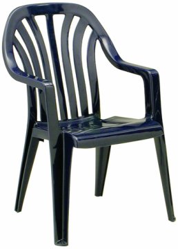 Best 18090950 sedia da esterno Pranzo Seduta rigida Schienale rigido Plastica Antracite
