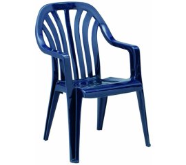 Best 18090920 sedia da esterno Pranzo Seduta rigida Schienale rigido Plastica Blu