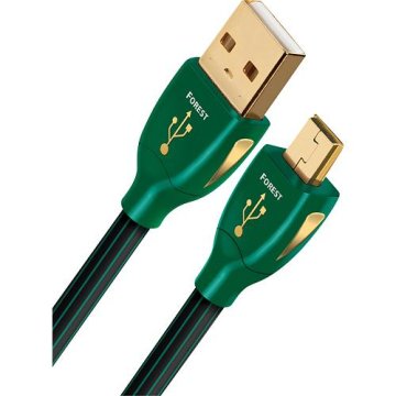 AudioQuest 3m Forest Mini-USB cavo USB USB A Mini-USB B Nero