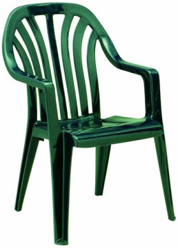Best 18090930 sedia da esterno Pranzo Seduta rigida Schienale rigido Plastica Verde