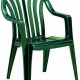 Best 18090930 sedia da esterno Pranzo Seduta rigida Schienale rigido Plastica Verde 2