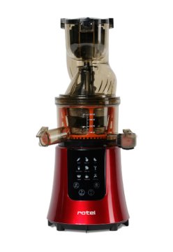 Rotel Slow Juicer 429 Estrattore di succo 200 W Nero, Rosso, Trasparente