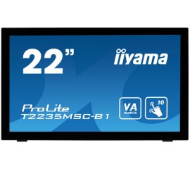 iiyama ProLite T2235MSC Monitor PC 54,6 cm (21.5") 1920 x 1080 Pixel Full HD LED Touch screen Da tavolo Nero