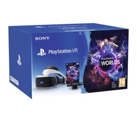 Sony PlayStation VR + PS Camera v2 + VR Worlds Occhiali immersivi FPV 610 g Nero, Bianco