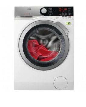 AEG L8FL850EX lavatrice Caricamento frontale 8 kg 1400 Giri/min Argento, Bianco
