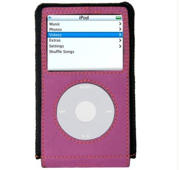 XtremeMac MicroGlove for iPod video - Nero/Plum