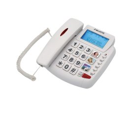 New Majestic PHF-BILLY-200 Telefono analogico Identificatore di chiamata Bianco