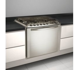 Electrolux 76TXE cucina Cucina freestanding Elettrico Gas Stainless steel