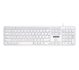 Kanex K166-1259-UK tastiera USB QWERTY Inglese UK Bianco