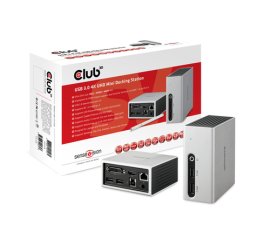 CLUB3D The Club 3D CSV-3104D USB 3.2 Gen 1 4K UHD at 30Hz Mini Docking Station Ultra slim design