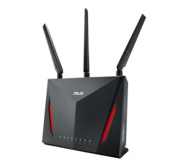 ASUS RT-AC2900 router wireless Gigabit Ethernet Dual-band (2.4 GHz/5 GHz) Nero