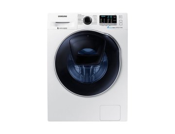 Samsung WD8AK5A00OW lavasciuga Libera installazione Caricamento frontale Bianco