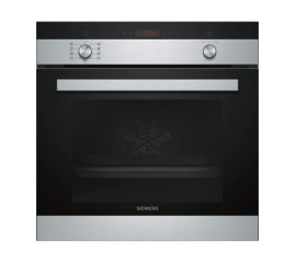 Siemens iQ100 HB173FBS0 forno 63 L A Nero, Stainless steel