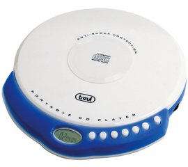 Trevi CMP 498 Lettore CD portatile Blu, Bianco