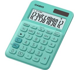 Casio MS-20UC-GN calcolatrice Desktop Calcolatrice di base Verde
