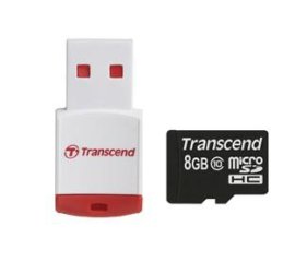 Transcend TS8GUSDHC10-P3 memoria flash 8 GB MicroSDHC Classe 10
