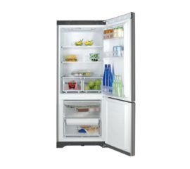 Indesit BIAA 10P SI frigorifero con congelatore Libera installazione 230 L Stainless steel