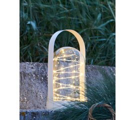 Sirius Home Arthur Lantern Figura luminosa decorativa Trasparente, Bianco 40 lampada(e) LED