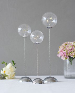 Sirius Home Pure Trio 3-glass balls Figura luminosa decorativa Trasparente 9 lampada(e) LED