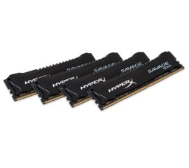 HyperX Savage Memory Black 16GB DDR4 2800MHz Kit memoria 4 x 4 GB