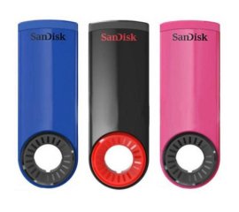 SanDisk Cruzer Dial unità flash USB 16 GB USB tipo A 2.0 Nero, Blu, Rosa