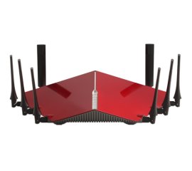 D-Link DIR-895L/R router wireless Gigabit Ethernet Banda tripla (2.4 GHz/5 GHz/5 GHz) Nero, Rosso