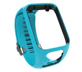 TomTom Cinturino per orologio Premium (Azzurro - Large)