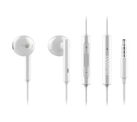 Huawei AM116 Auricolare Cablato In-ear Musica e Chiamate Argento, Bianco