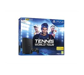 SONY PLAYSTATION 4 PS4 1TB SLIM BLACK + TENNIS WORLD TOUR
