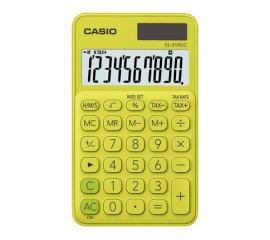 Casio SL-310UC-YG calcolatrice Tasca Calcolatrice di base Giallo