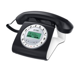 TIM Sirio Classico Telefono analogico Identificatore di chiamata Nero, Bianco