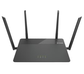 D-Link EXO AC1900 MU-MIMO router wireless Gigabit Ethernet Dual-band (2.4 GHz/5 GHz) Nero