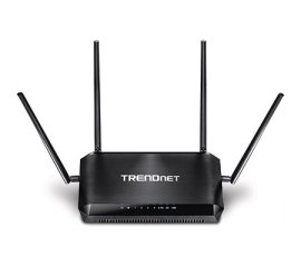 Trendnet AC2600 StreamBoost router wireless Gigabit Ethernet Nero