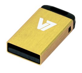 V7 Unità flash Nano USB 2.0 da 4GB gialla
